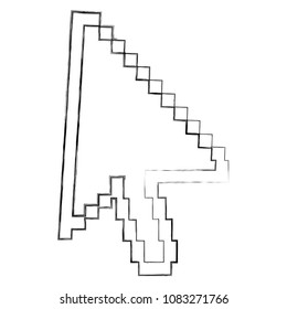 pixel cursor arrow internet icon