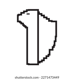 pixel cursor hand drawn illustration