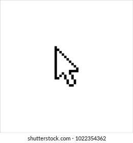 Pixel Cursor Icon Vector Eps10 Stock Vector (Royalty Free) 1022354362 ...