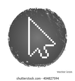 pixel cursor vector icon
