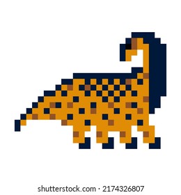 Pixel Cute Dino Vector Illustration Mosaic Stock Vector (Royalty Free ...