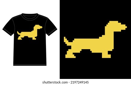 Camiseta divertida de Halloween de Pixel Dachshund 80