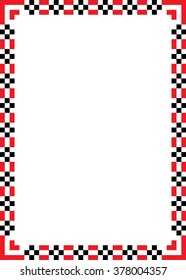 Pixel decorative frame