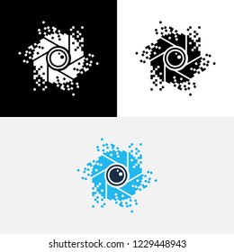 Pixel Digital Camera Photography Icon Logo