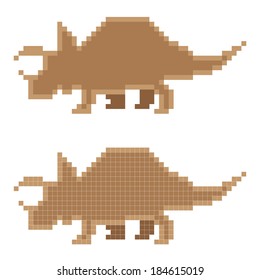 Pixel Dinosaur Icon