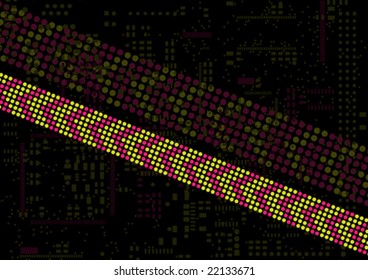 pixel display vector