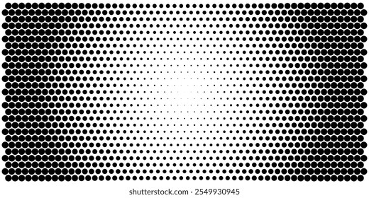 Pixel dissolve dots background. Connected circle neuron blob mosaic. Abstract noise vector. Geometric shape form cyber fade. Spray texture digital graphic grid. Transform disperse halftone pattern