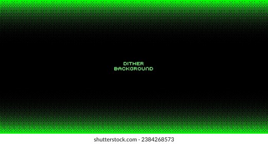 Pixel dither bitmap texture. Abstract pixel smooth gradient transition, 8 bit video game screen wallpaper. Vector background
