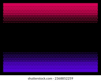 Fondo de plantilla de degradado de degradado de color con dispersión de píxeles, negro