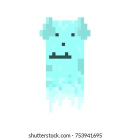 pixel dog with emotion  for games and web sites