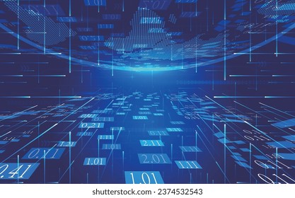 Antecedentes técnicos de la tecnología Pixel dot digital Earth Dawing y data ray