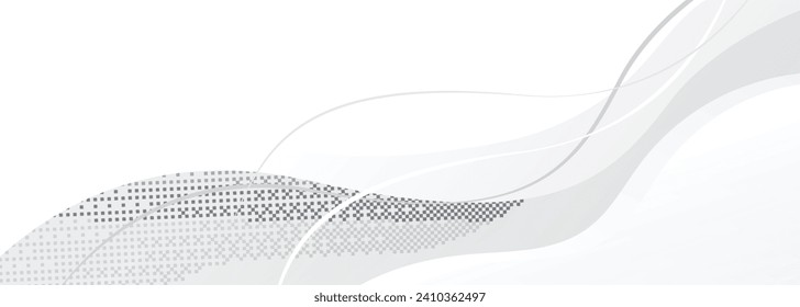 Pixel dot texture geometric white background abstract design. for banner, poster