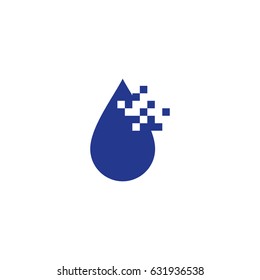 Pixel drop water