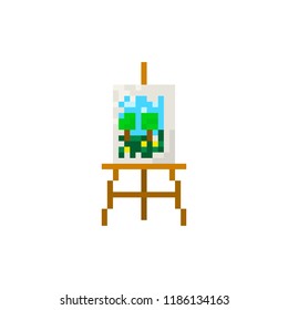 Pixel easel for games and websites