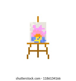 Pixel easel for games and websites