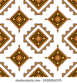 Pixel ethnic oriental pattern traditional design for clothing fabric textile Aztec African Indonesian Indian seamless pattern fabric print cloth dress carpet curtains and sarong 