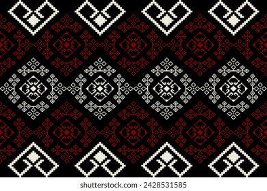 Pixel ethnic oriental pattern traditional design for clothing fabric textile Aztec African Indonesian Indian seamless pattern fabric print cloth dress carpet curtains and sarong 
