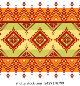 Pixel ethnic oriental pattern traditional design for clothing fabric textile Aztec African Indonesian Indian seamless pattern fabric print cloth dress carpet curtains and sarong 