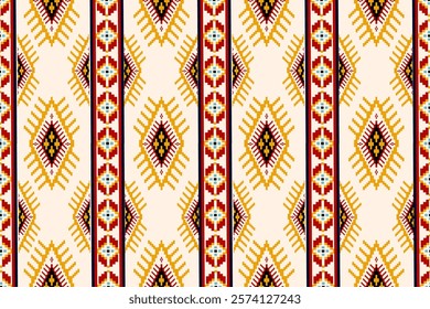 Pixel ethnic  pattern oriental traditional. Design fabric pattern textile African, Aztec African America Indian seamless. Floral pixel art pattern on navy background  vector illustration