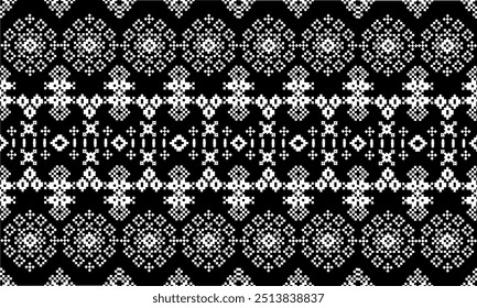 Pixel ethnic pattern style
- A nostalgic pixel art wallpaper featuring a classic color. This wallpaper would appeal to cloths, carpet, mug, curtains wallpaper and others 