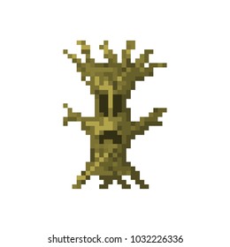 Pixel evil tree for games and websites