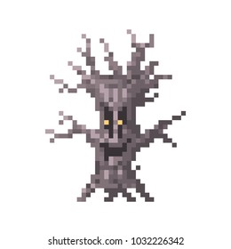 Pixel evil tree for games and websites