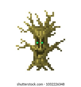 Pixel evil tree for games and websites