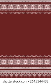 Tecido de pixel Padrão étnico, ponto de cruz Geométrico, design para azulejo, tapete, vetor, ilustração, abstrato, Fundo étnico