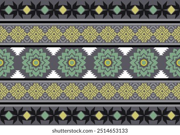 Pixel fabric pattern, pixel art design fabric, ethnic create pixelated design perfect pattern geometric seamlessly decor style. Fabric pattern design for clothing, background wallpaper .... color