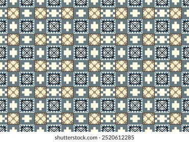 Pixel fabric pattern, pixel art design fabric, ethnic create pixelated design perfect pattern geometric seamlessly decor style. Fabric pattern design for clothing, background wallpaper .... color