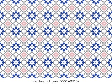 Pixel fabric pattern, pixel art design ankara fabric, ethnic create pixelated,african print, geometric seamlessly decor style.Fabric pattern design for clothing, background,carpet,pillow, wallpaper.