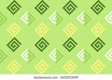 Patrón de tela de píxeles patrón étnico oriental diseño tradicional para tela de ropa textil África Indonesia India Latinoamérica patrón sin fisuras tela de impresión tela vestido alfombra cortinas sarong 