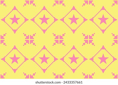 Patrón de tela de píxeles patrón étnico oriental diseño tradicional para tela de ropa textil África Indonesia India Latinoamérica patrón sin fisuras tela de impresión tela vestido alfombra cortinas sarong 