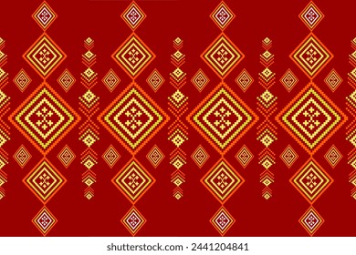 Pixel fabric pattern ethnic oriental pattern traditional design for easter clothing fabric textile African Indonesian Indian Latin America seamless pattern fabric print cloth dress carpet curtains sar