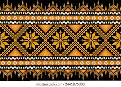 Pixel fabric pattern ethnic oriental pattern traditional design for clothing fabric textile African Indonesian Indian Latin America seamless pattern fabric print cloth dress carpet curtains sarong 