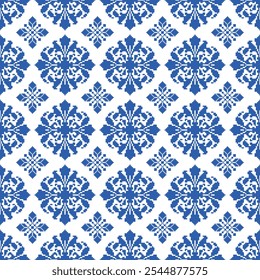Pixel fabric pattern, floral pattern