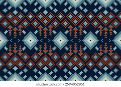 Pixel fabric patterns can be used in many artistic designs, such as carpet patterns, curtain patterns, and clothing patterns.