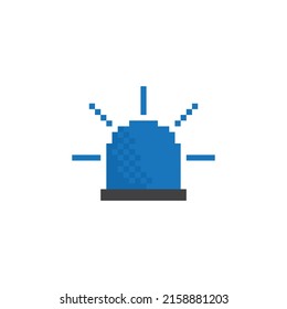 pixel flasher  icon.  Vector pixel art flasher  8 bit logo for game