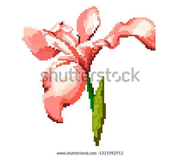 Pixel Fleurde Luce Games Applications Vektorgrafik Stock Vector Royalty Free