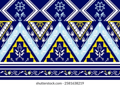Pixel flowers are a traditional Ukrainian pattern.
Cross-stitch patterns, Knitted sweater design. traditional Slavic ornaments
Illustrations for textile printing design