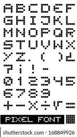 Pixel font