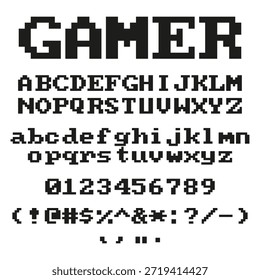 Pixel Font Gamer 80s-Schrift