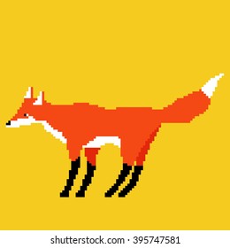 pixel fox