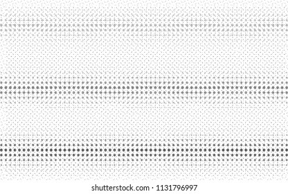 Pixel game background. Banner grey circles. Halftone poster gray effect. Abstract background pattern design grunge texture. Vector halftone effect. Monochrome light vector illustration eps10.