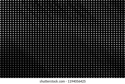 Pixel game background. Banner grey circles. Halftone poster gray effect. Abstract background pattern design grunge texture. Vector halftone effect. Monochrome light vector illustration eps10.
