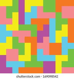 Pixel game seamless vector pattern