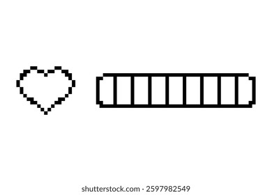 Pixel Game UI Element that Enhance Interactive Design Experiences