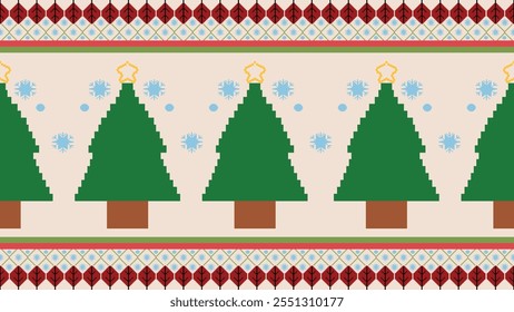 Pixel geometric seamless pattern, For textiles, backgrounds, wallpapers, clothing, apparel, pillows, tiles.
