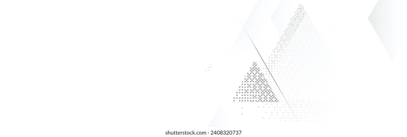 Diseño abstracto de fondo de luz blanca con textura geométrica de píxeles. para banner, afiche