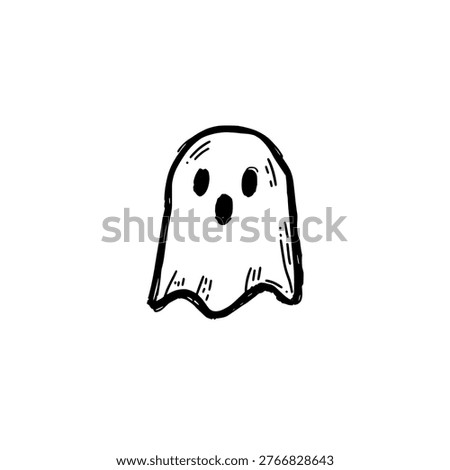Pixel ghost icon logo design. Spirit sign and symbol. Ghost icon. Playful game avatar and sticker.